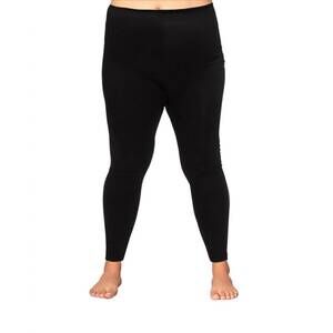 NEW ON THE PLUS SIDE plus size seamless leggings in black